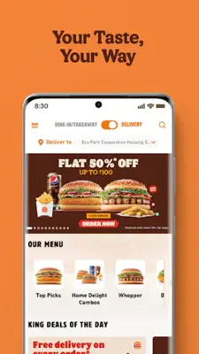 Burger King India android App screenshot 0